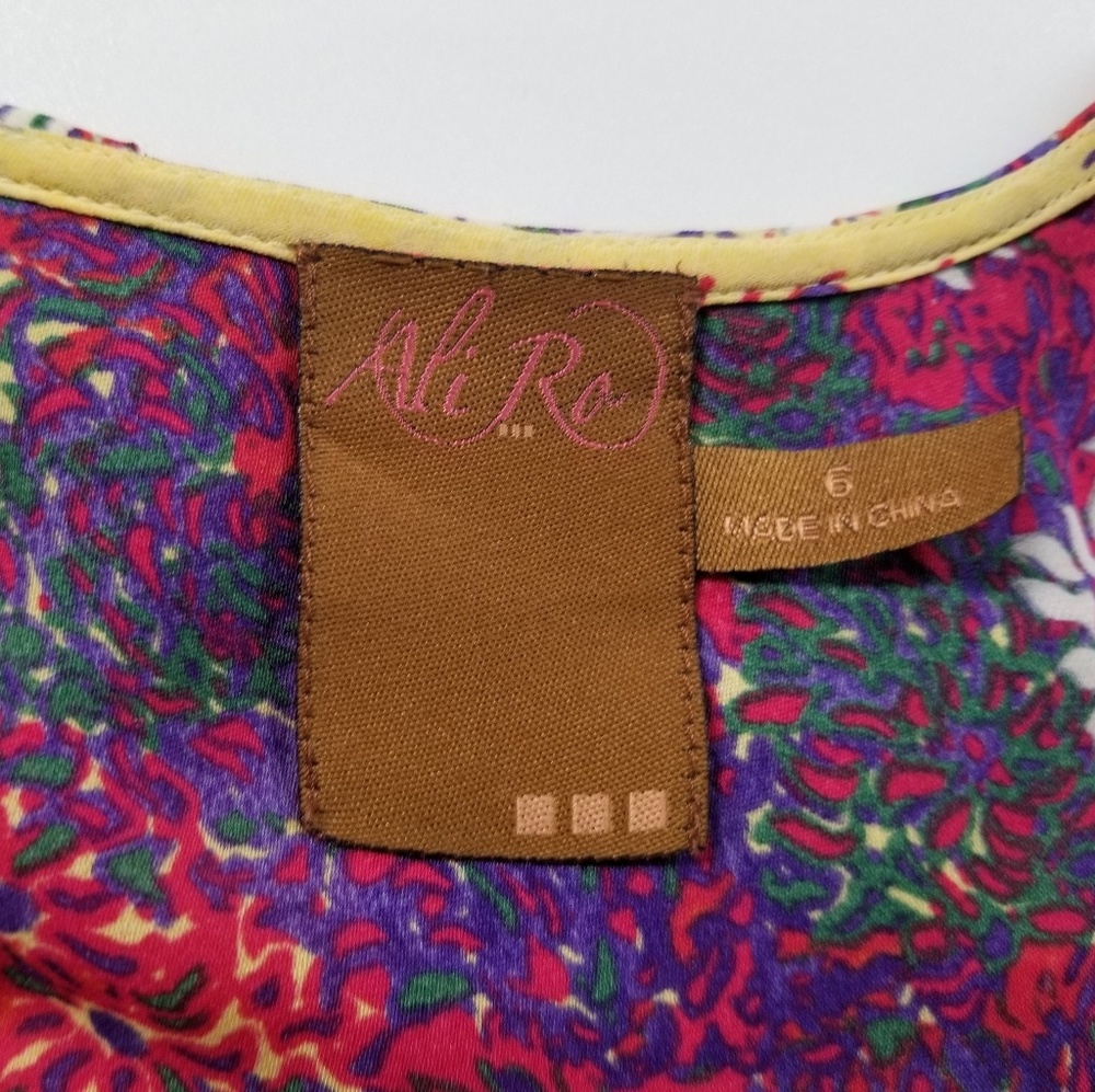 Ali Ro Ruffle Silk Top - Picture 6 of 8
